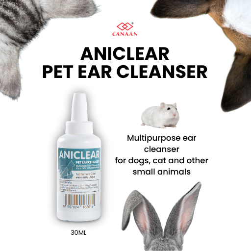P2U | CANAAN ALPHA Aniclear Pet Ear Cleanser 30ml x 12 bottles